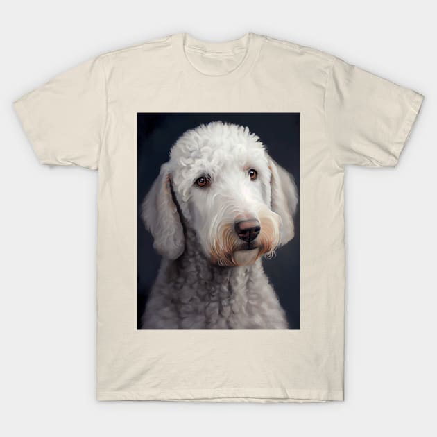 Bedlington Terrier T-Shirt by ABART BY ALEXST 